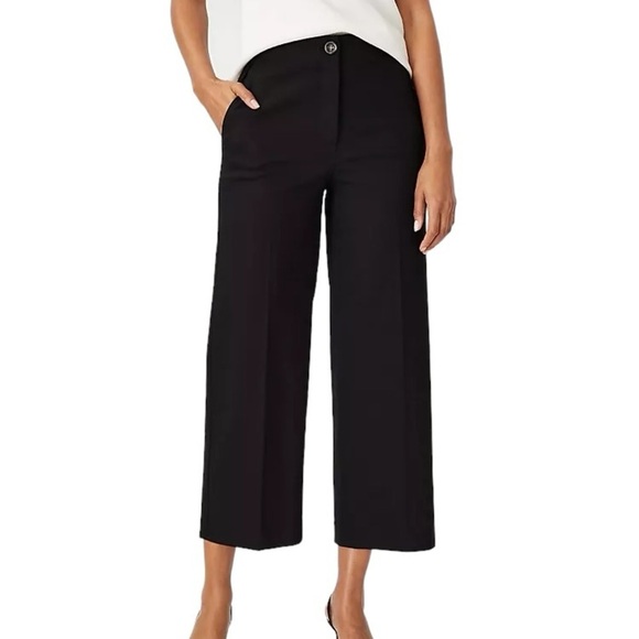 Ann Taylor Pants - Ann Taylor Wide Leg Ankle Pant Size 8